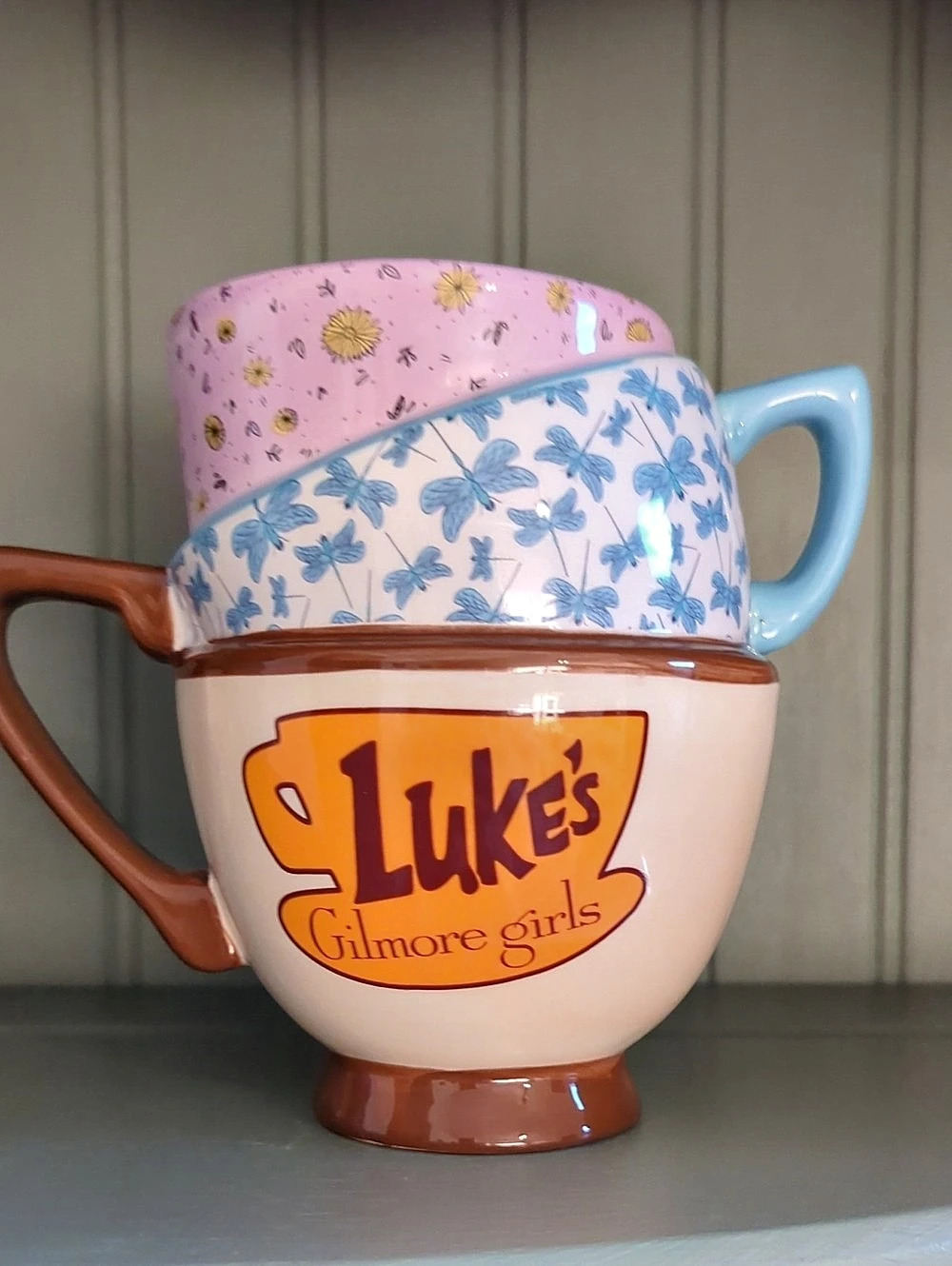 Silver Buffalo Gilmore Girls Stacked Ceramic 3D Sculpted Mug